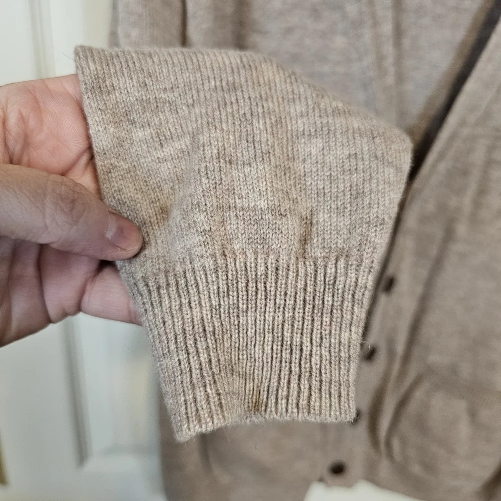 WoolOvers Wool Button Down Cardigan Sweater